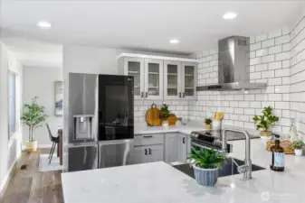 Gorgeous, updated kitchen