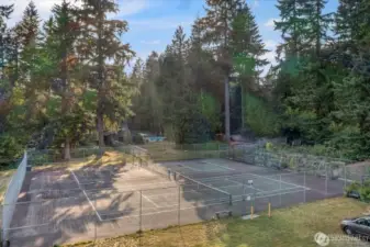 Tennis Courts and Pea Patch