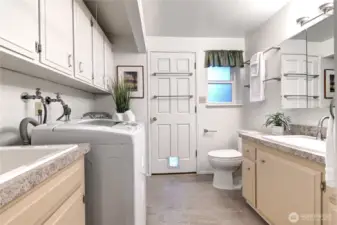 Tons of storage and direct access to patio and back yard