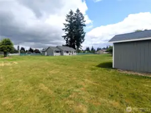 Back Shed toward house