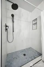 custom tile shower