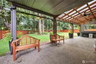 Additional covered outdoor space