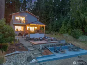 With multiple decks and private beachfront with tidelands, this is a place to create lasting memories for years to come.