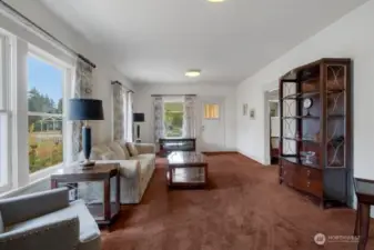 Living room view from front entrance