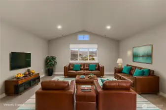 Upper level family room