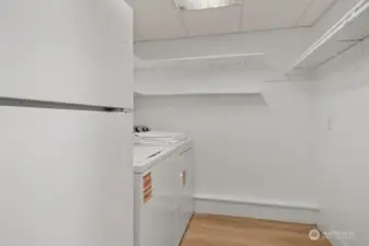Laundry, second fridge in pantry, storage