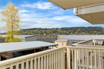 View looking South West