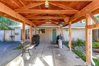 Breezeway Leading to ADU!