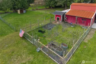 GARDEN - RAISED BEDS | HEN PEN | FENCED GOAT AREA