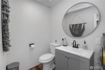 HALF BATH & LAUNDRY HOOKUPS!