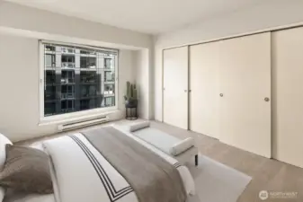 Virtual staging primary bedroom...