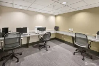 Business center.