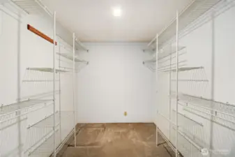 Huge walk-in closet