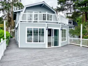Home with Large Front Deck on Main Floor