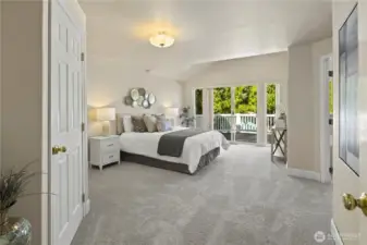 Primary Suite on Upper level -