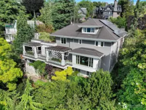 This showcases the 4 beautifully appointed levels of this exceptional home and some of the neighboring historic homes.