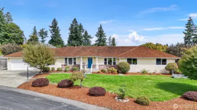 Welcome Home to this stunning 3 bedroom, 2.5 bathroom rambler with den, heated workshop, living room, dining room and spacious family room, breakfeast room with built ins off of the kitchen. The home is fully fenced and includes a sprinkler system.