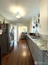 Showing eating nook in kitchen. This area offers a cozy spot for meals and casual gatherings within the kitchen space.