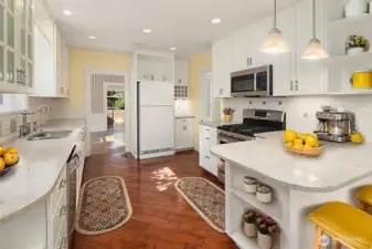 Sunny kitchen