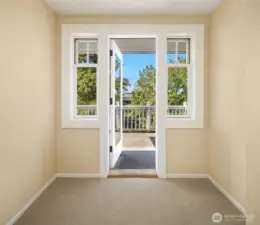 Hallway to deck