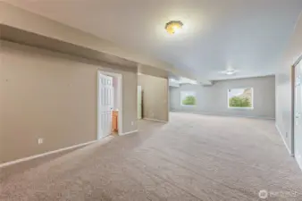 Family room, lower level