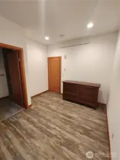 Good size bedrooms with heat pump.