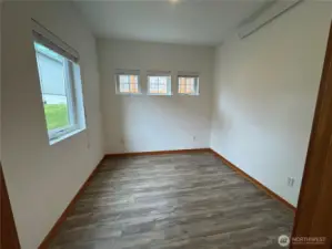 Lower unit 1 bedroom.