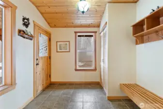 Mudroom entry