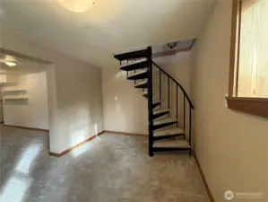 Stairs to lower level