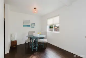 Spacious dinning area.