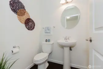 Downstairs bathroom.