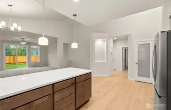 Open concept floorplan