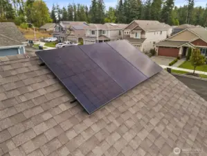 Silfab solar panels are a standard energy-efficient feature.