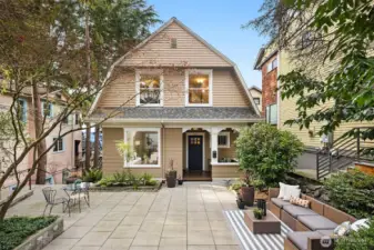 You can see glimpses of the Sound off to the left and right behind you is the Wilcox Wall offering some of the best views in the city.