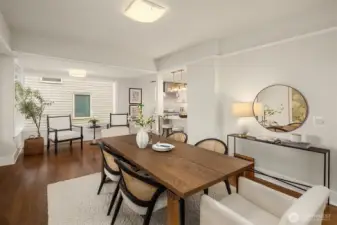 A peek into the kitchen