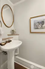 Main floor powder room