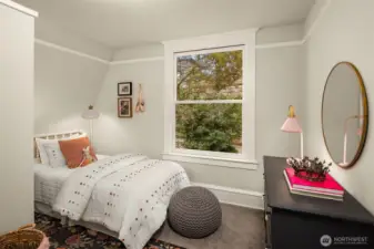 One of three bedrooms upstairs