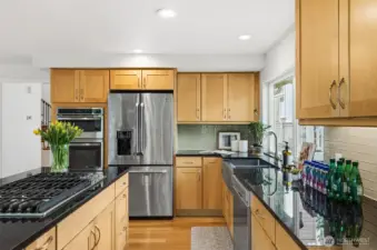 Updated stainless steel appliances