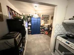 View of Dining Area from Kitchen.