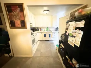 Kitchen From Dining Room