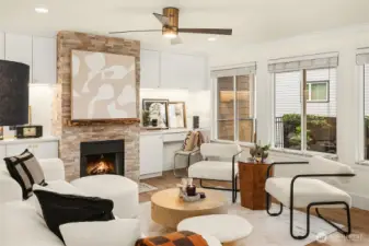 Fully reimagined Queen Anne condo with designer finishes, custom kitchen, spa-inspired bath, parking at the back door, and no rental cap—just steps to Bounty Kitchen, Grappa, and Whole Foods.