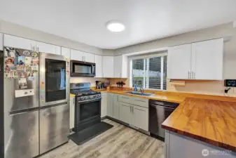 Newly updated kitchen