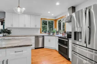 Leading from the Dining Room to Kitchen