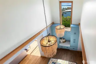 View from the upstairs landing