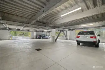 Gated parking garage