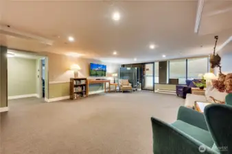 Community party room for personal events or just to relax.