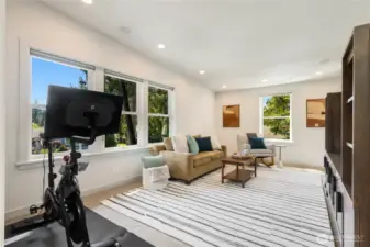 upstairs family room