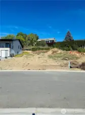 Looking at back of lot (East)