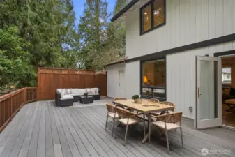 Perfect for entertaining or relaxing, the deck offers a seamless extension of your living space into the serene surroundings.