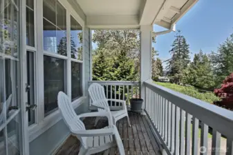 Perfect perch to take in the morning sun with your favorite morning beverage, or anytime of day to breathe in the beauty of this gorgeous island you get to call "home".